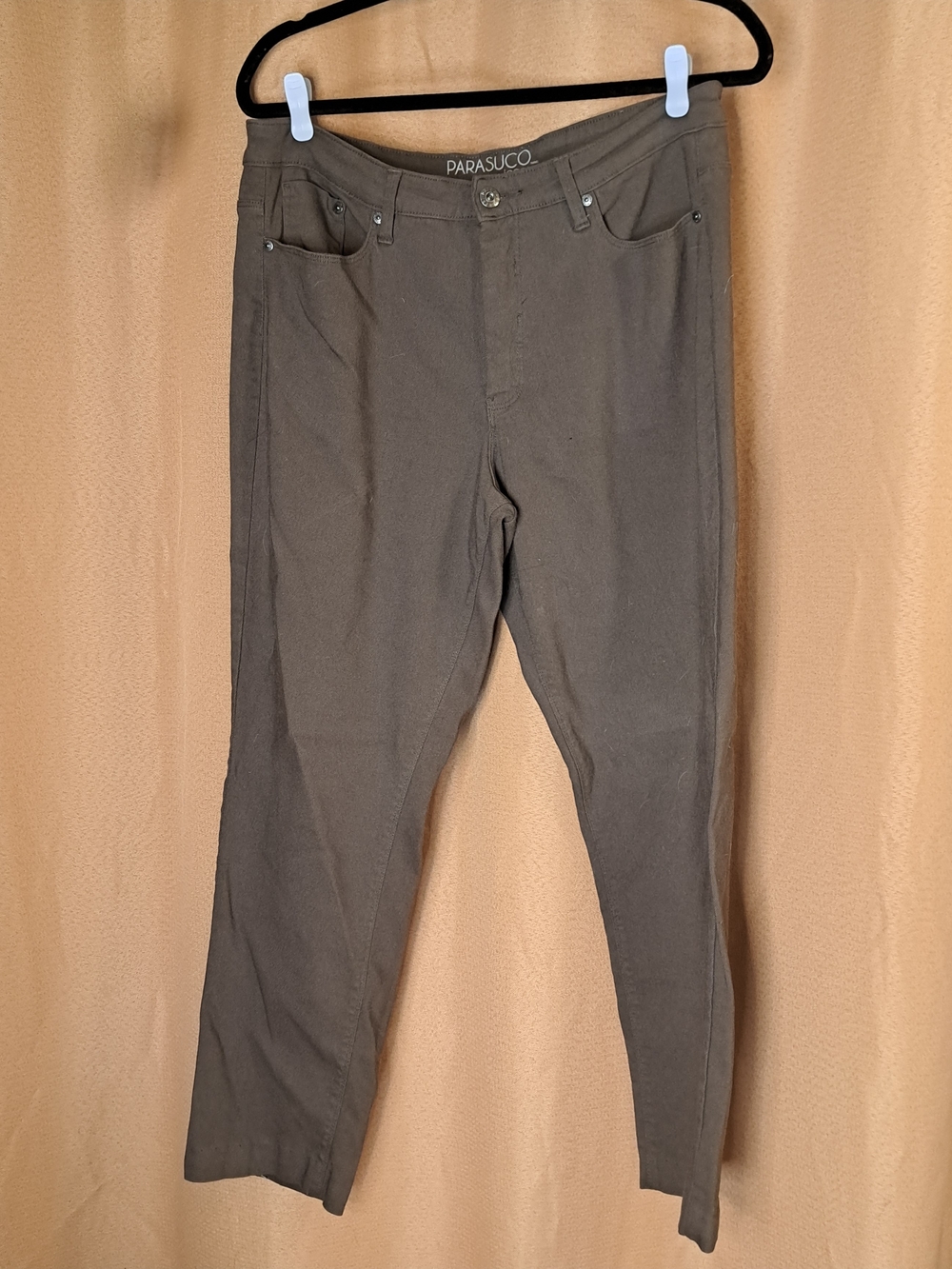 Parasuco Brown High-Rise Jeans